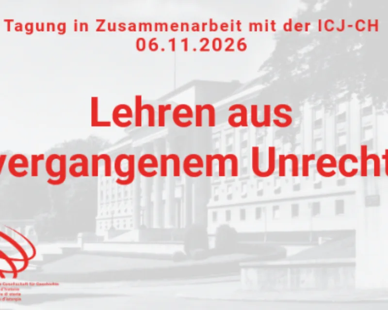 Lehren aus vergangenem Unrecht