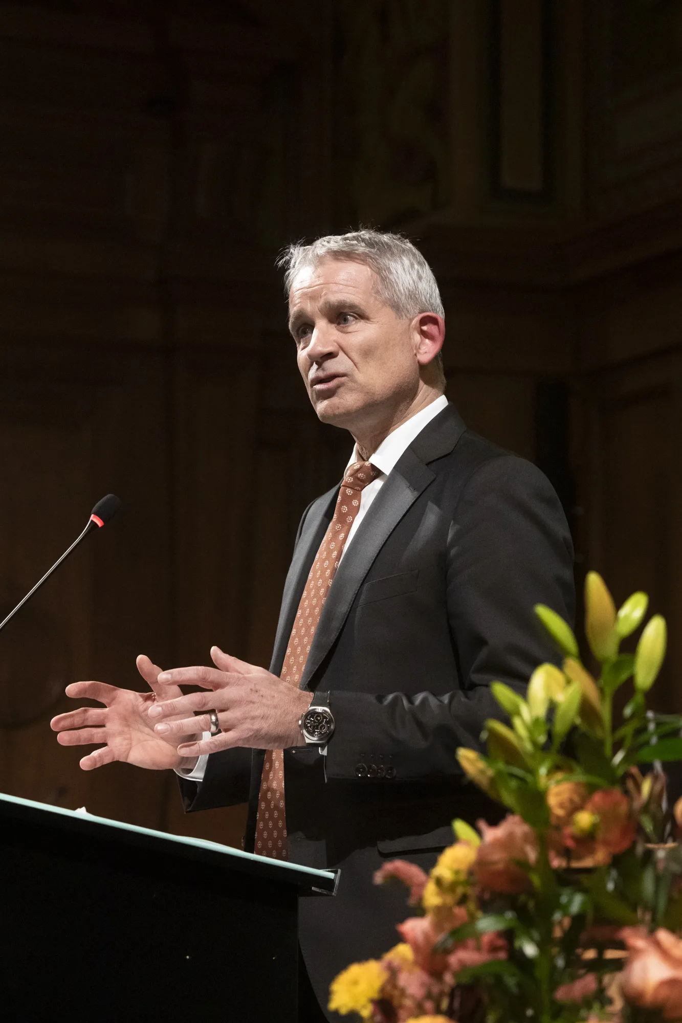 Bundesrat Beat Jans bei der Eröffnungsrede.